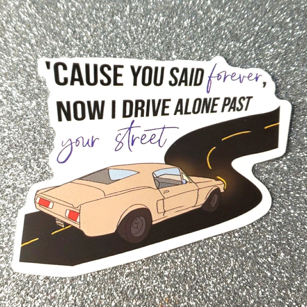 MUSIC Waterproof Sticker Olivia Rodrigo song lyrics car